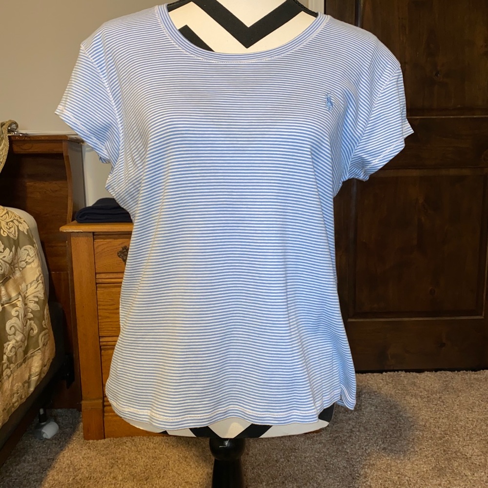Blue striped t-shirt by Ralph Lauren Sport, XL